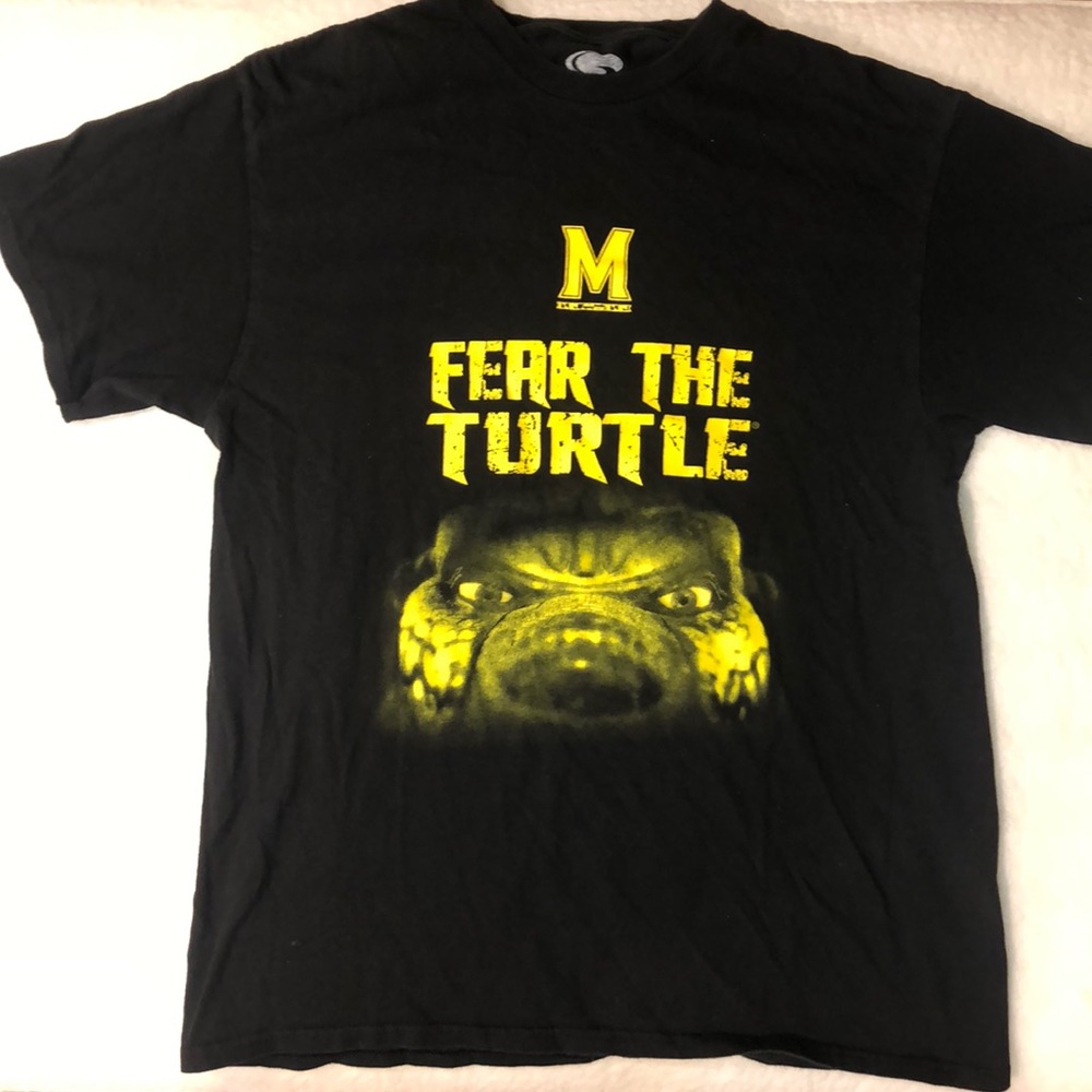 GUC University of Maryland Terrapin Row Tee Sz L